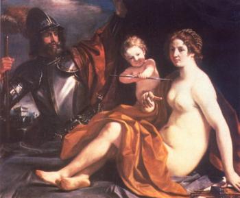 Guercino : Venus, Mars and Cupid